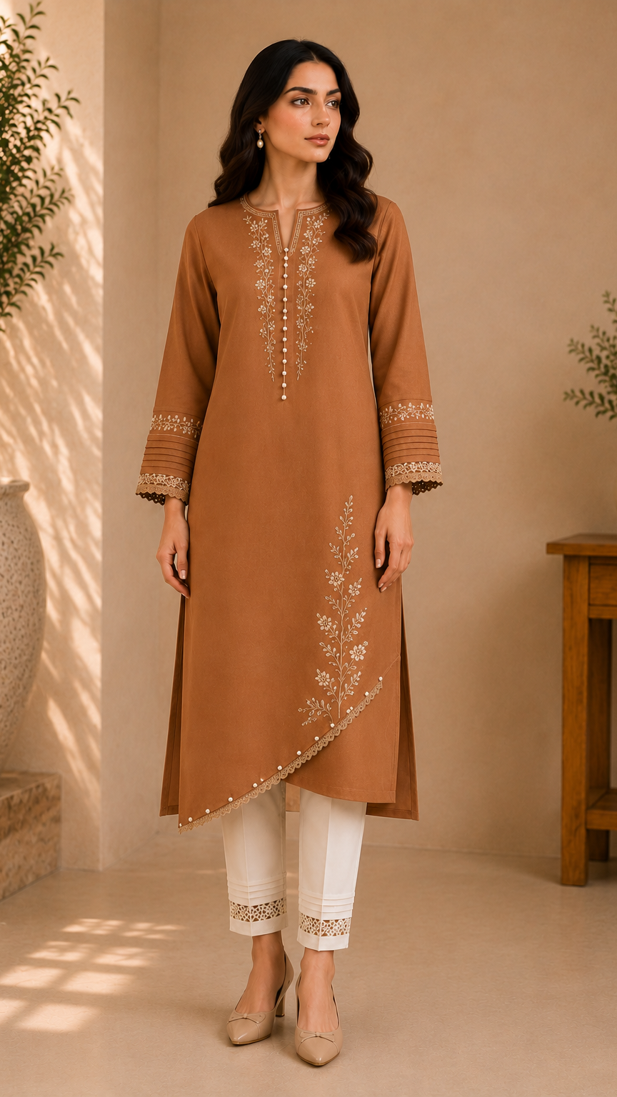 2 Piece Embroidered Suit — NZ-EMB-001