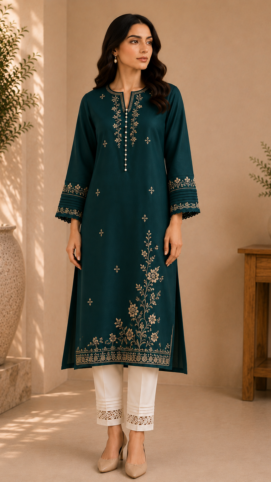 2 Piece Embroidered Suit — NZ-EMB-004