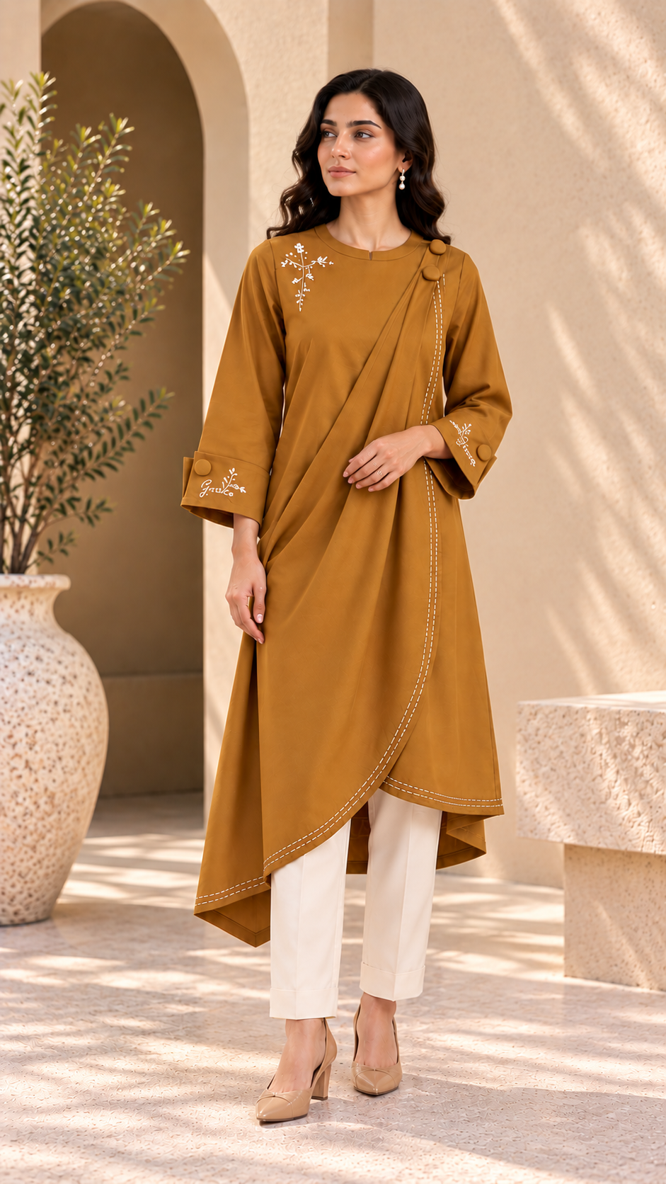 2 Piece Embroidered Suit — NZ-EMB-010