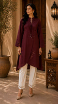 2 Piece Embroidered Suit - NZ-EMB-002