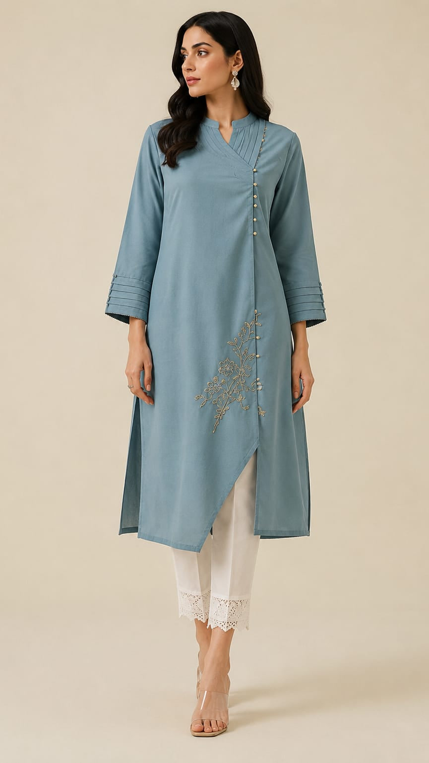 2 Piece Embroidered Suit — NZ-EMB-006